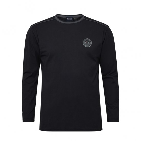 North Latitude Py Jersey O-Neck Long Sleeve Black - Bielizna & stroje kąpielowe - Bielizna & Stroje kąpielowe 2XL-8XL