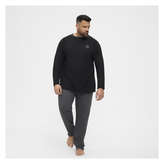 North Latitude Py Jersey O-Neck Long Sleeve Black - Bielizna & stroje kąpielowe - Bielizna & Stroje kąpielowe 2XL-8XL