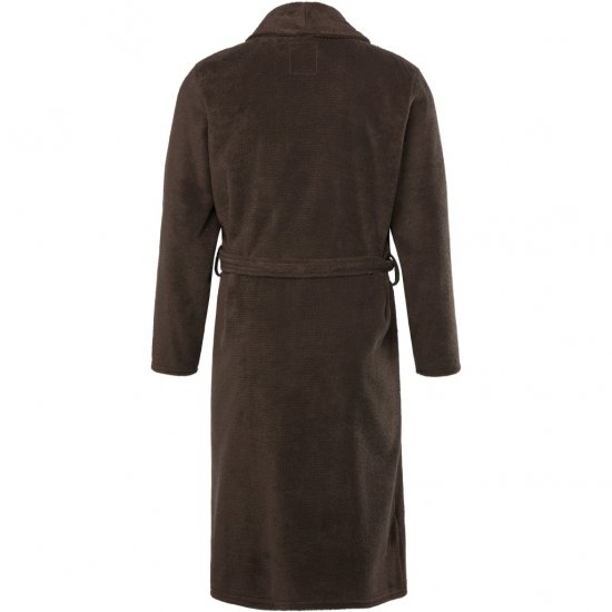 JP1880 Bathrobe Extra Soft Terry Cloth Brown - Bielizna & stroje kąpielowe - Bielizna & Stroje kąpielowe 2XL-8XL