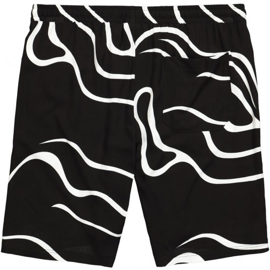 JP1880 Bermuda Shorts Soft Viscose All-over Print Black - Szorty - Szorty W40-W60