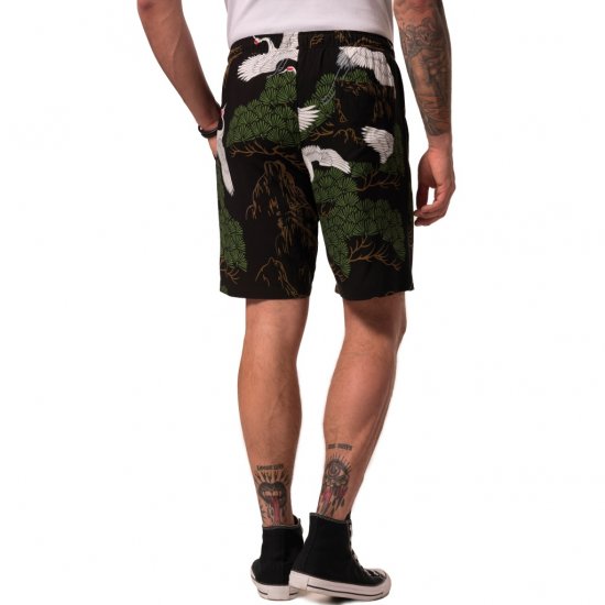 JP1880 Bermuda Shorts All-over Print Black - Szorty - Szorty W40-W60