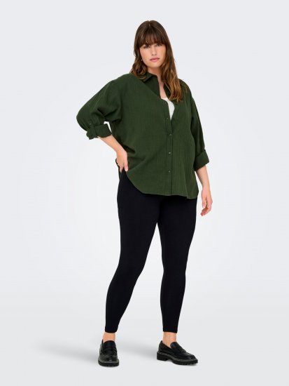 Only Carmakoma Time Leggings Black - Legginsy - 