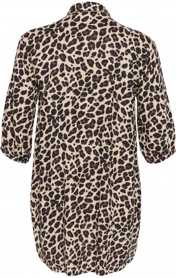 Kaffe Curve Sonna Koszula Wzór Leoparda - Bluzki & koszule - 