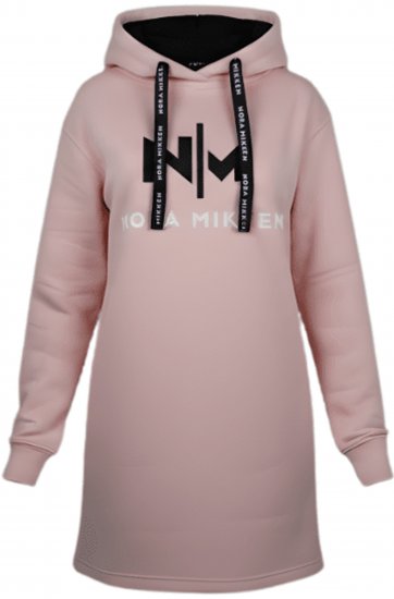 Nora Mikken KADRI Long Hoodie PINK - Bluzy & bluzy z kapturem - 