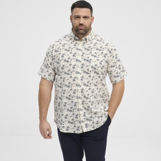North Latitude Shirt Short Sleeve Off White - Koszule - Koszule 2XL-10XL
