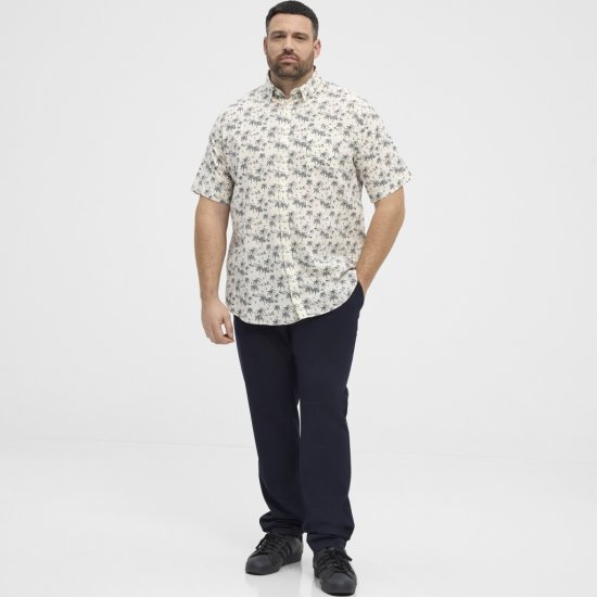 North Latitude Shirt Short Sleeve Off White - Koszule - Koszule 2XL-10XL