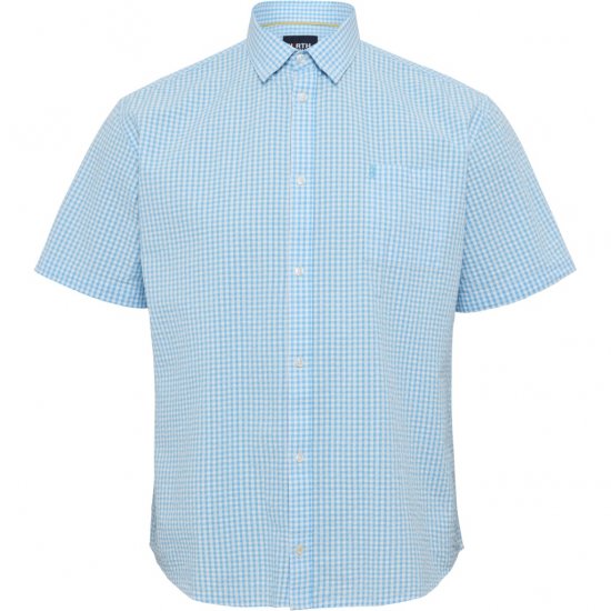 North Latitude Shirt Short Sleeve Turquoise - Koszule - Koszule 2XL-10XL