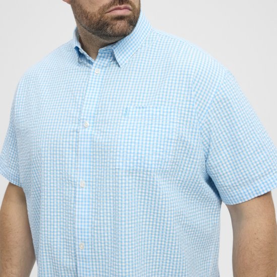 North Latitude Shirt Short Sleeve Turquoise - Koszule - Koszule 2XL-10XL