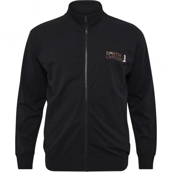 North Latitude Sweatshirt Cardigan Black - Bluzy & Bluzy z kapturem - Bluzy & Bluzy z kapturem 2XL-12XL