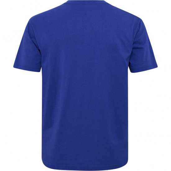 North Latitude T-shirt Printed Short Sleeve Blue - Koszulki - T-shirty meskie Duże Rozmiary - 2XL-14XL