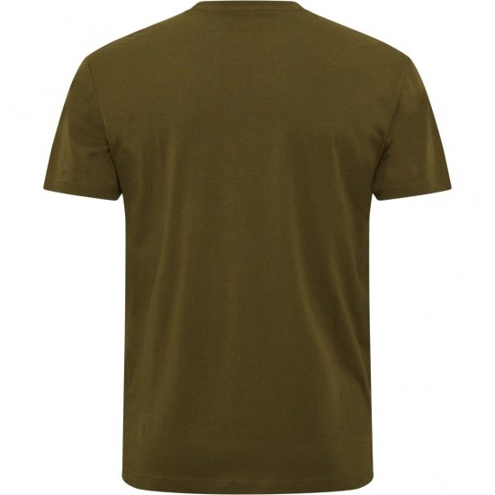 North Latitude T-Shirt Printed Short Sleeve Green - Koszulki - T-shirty meskie Duże Rozmiary - 2XL-14XL