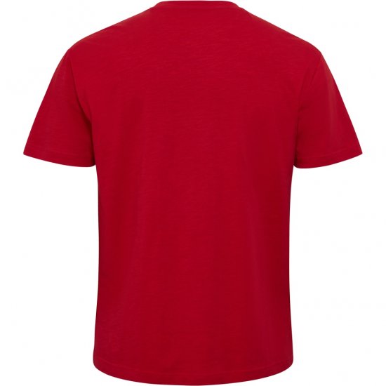 North Latitude T-Shirt Printed Short Sleeve Red - Koszulki - T-shirty meskie Duże Rozmiary - 2XL-14XL