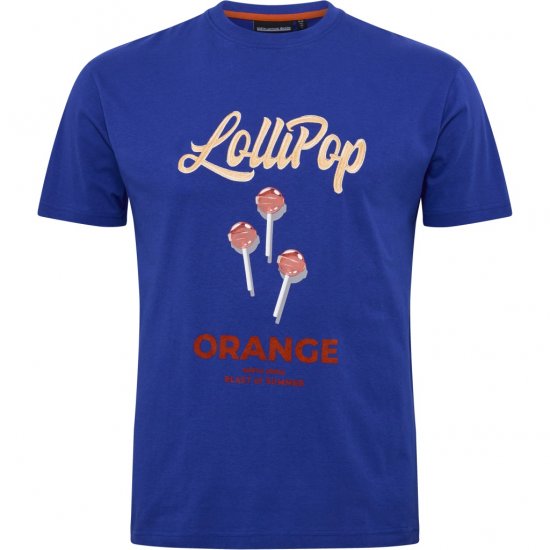North Latitude T-Shirt Lollipop Blue - Koszulki - T-shirty meskie Duże Rozmiary - 2XL-14XL