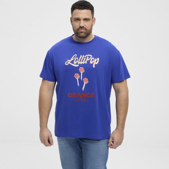 North Latitude T-Shirt Lollipop Blue - Koszulki - T-shirty meskie Duże Rozmiary - 2XL-14XL