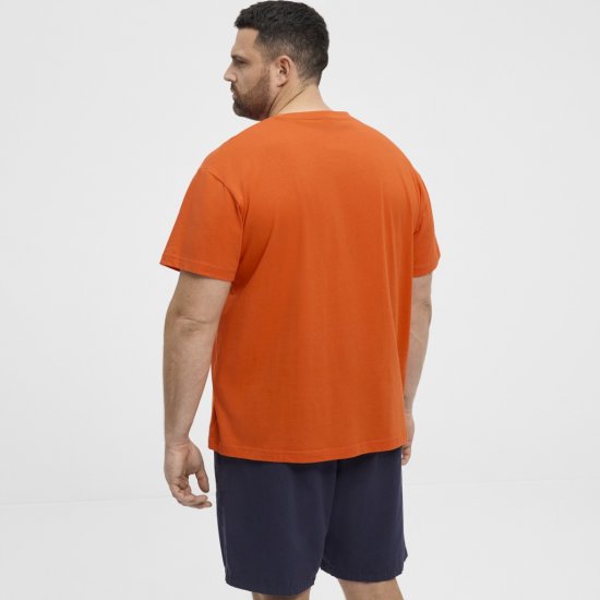 North Latitude T-Shirt Ice Cream Orange - Koszulki - T-shirty meskie Duże Rozmiary - 2XL-14XL
