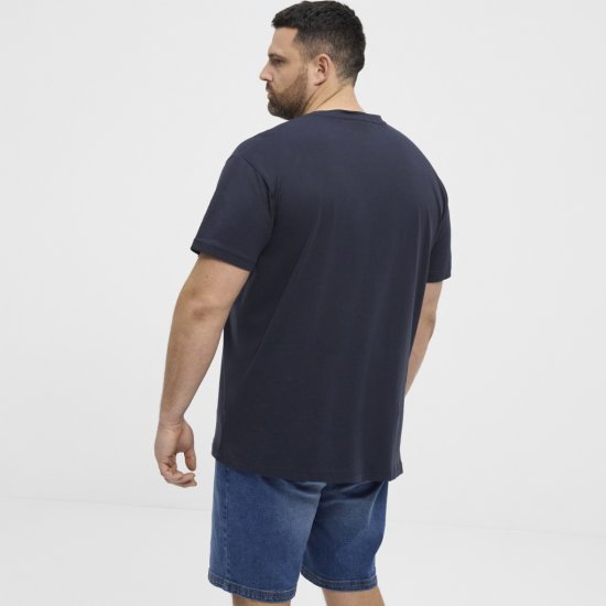 North Latitude T-Shirt Ice Cream Navy - Koszulki - T-shirty meskie Duże Rozmiary - 2XL-14XL