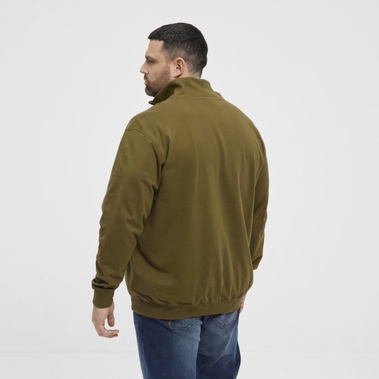 North Latitude Sweatshirt Half-Zip Green - Bluzy & bluzy z kapturem - Bluzy & Bluzy z kapturem 2XL-12XL