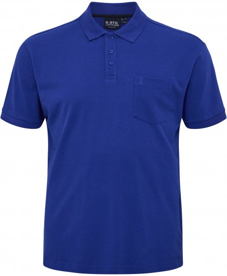 North Latitude Polo Pique Short Sleeve Cobalt Blue - Koszulki polo - Koszulki Polo 2XL-8XL