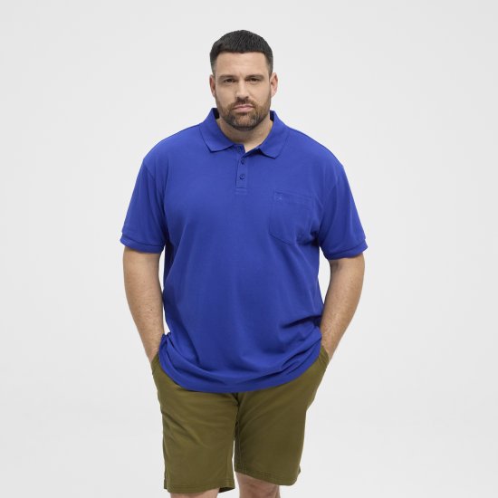 North Latitude Polo Pique Short Sleeve Cobalt Blue - Koszulki polo - Koszulki Polo 2XL-8XL
