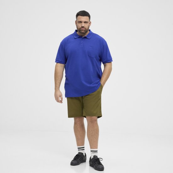 North Latitude Polo Pique Short Sleeve Cobalt Blue - Koszulki polo - Koszulki Polo 2XL-8XL