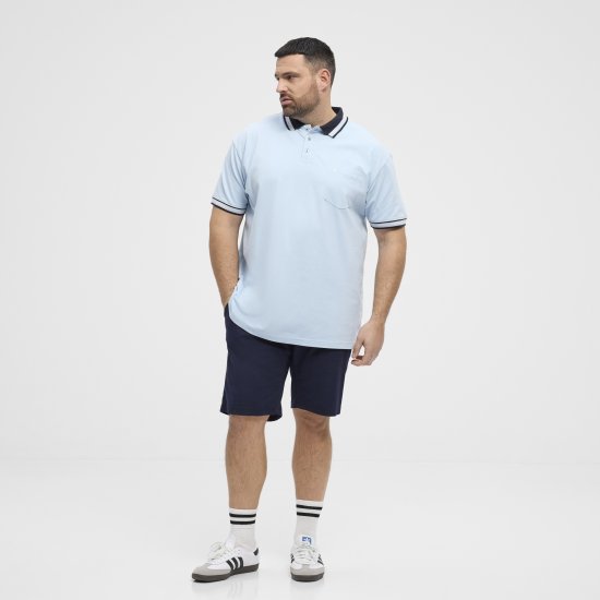 North Latitude Polo Pique Short Sleeve Light Blue - Koszulki polo - Koszulki Polo 2XL-8XL