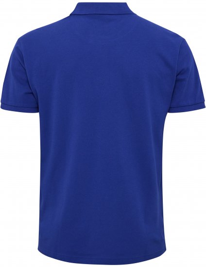 North Latitude Polo Pique Print Short Sleeve Cobalt Blue - Koszulki polo - Koszulki Polo 2XL-8XL