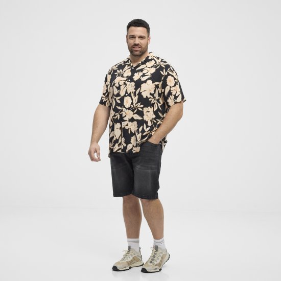 North Latitude Shirt Cuba Short Sleeve Navy - Koszule - Koszule 2XL-10XL