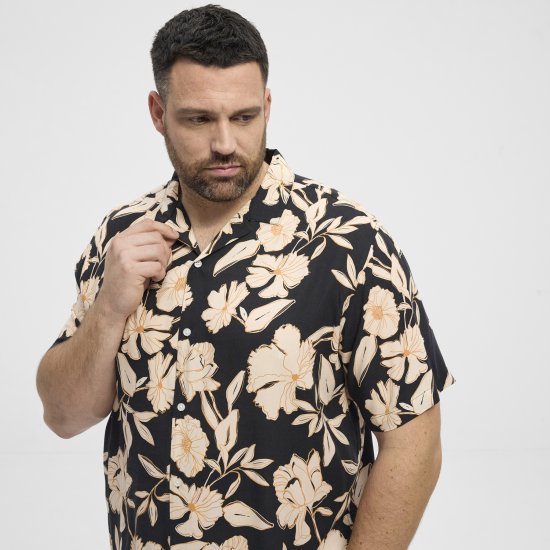 North Latitude Shirt Cuba Short Sleeve Navy - Koszule - Koszule 2XL-10XL