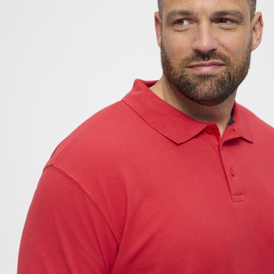 North Latitude Polo Short Sleeve Red - Koszulki polo - Koszulki Polo 2XL-8XL