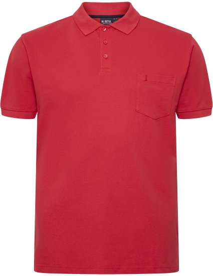 North Latitude Polo Short Sleeve Red - Koszulki polo - Koszulki Polo 2XL-8XL