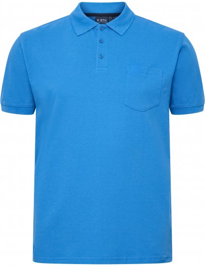 North Latitude Polo Short Sleeve Blue - Koszulki polo - Koszulki Polo 2XL-8XL