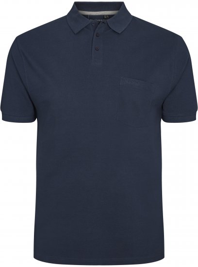 North Latitude Polo Short Sleeve Navy TALL - ODZIEŻ MĘSKA MT-6XLT - WYSOKIE-rozmiary