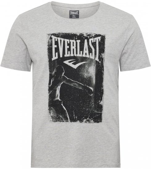 North Latitude Everlast T-shirt Grey Melange - Koszulki - T-shirty meskie Duże Rozmiary - 2XL-14XL