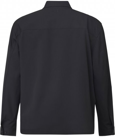 North Latitude 61106 Overshirt W Stylu Garniturowym Z Pełnym Zamkiem Czarny - Kurtki Męskie Duże Rozmiary - Kurtki Duże rozmiary 2XL-8XL