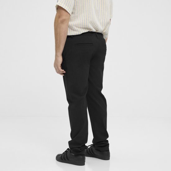 North Latitude 51143 Dress Pants Jog Style Black - Spodnie - Spodnie Męskie Duże Rozmiary