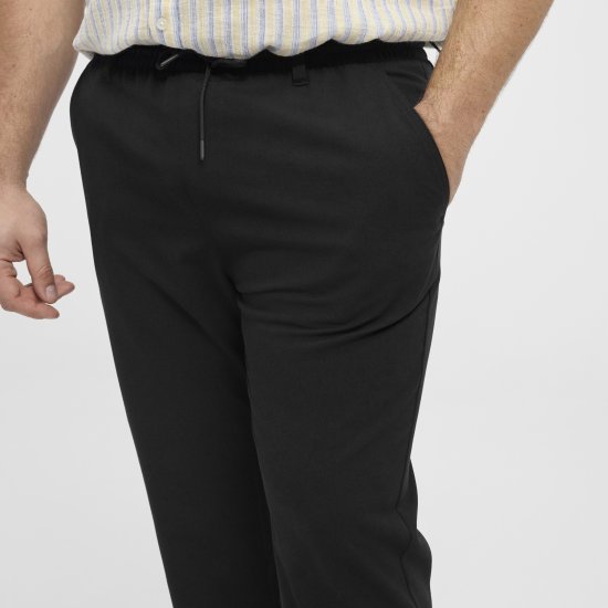 North Latitude 51143 Dress Pants Jog Style Black - Spodnie - Spodnie Męskie Duże Rozmiary