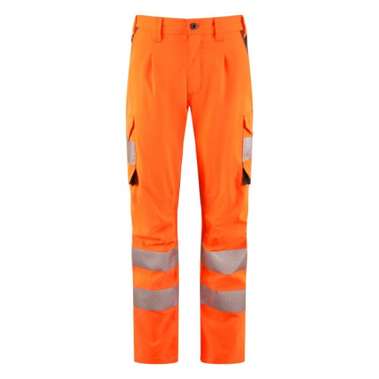 Leo Beckamoor Leo EcoViz Womens Stretch Cargo Trousers Orange - Odzież robocza - 