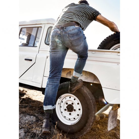 JP1880 Jeans Straight Fit Super Stretch Denim Used Blue - Dżinsy & spodnie - Dżinsy i Spodnie - W40-W70