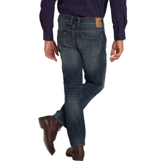 JP1880 Jeans Straight Fit Super Stretch Denim Used Blue - Dżinsy & spodnie - Dżinsy i Spodnie - W40-W70