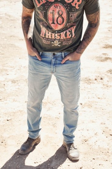 JP1880 Jeans Regular Fit 5-Pocket Bleached Denim - Dżinsy & spodnie - Dżinsy i Spodnie - W40-W70