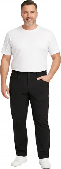 Dobsom Nebraska Spodnie z Odczepianymi Nogawkami Czarne - Odzież sportowa - Odzież sportowa 2XL-10XL