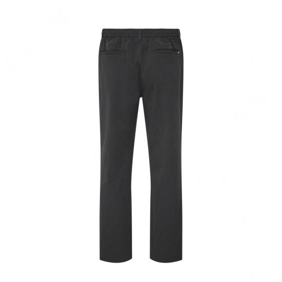 North Latitude Dress Pants Elastic Waist Dark Grey Melange - Spodnie - Spodnie Męskie Duże Rozmiary