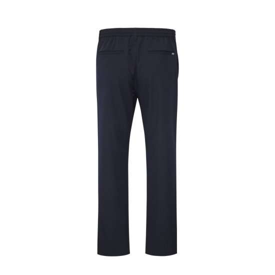 North Latitude Dress Pants Elastic Waist Navy Blue - Spodnie - Spodnie Męskie Duże Rozmiary