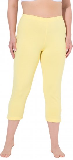 Ulla Popken Basic Stretch Knit Capris Orange - Jeansy & Spodnie w Dużych Rozmiarach – Plus Size - 