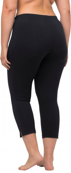 Ulla Popken Basic Stretch Knit Capris Navy - Jeansy & Spodnie w Dużych Rozmiarach – Plus Size - 