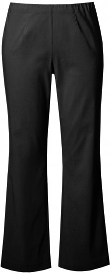 Ulla Popken Classic Stretch Bengaline Comfort Pants Black - Jeansy & Spodnie w Dużych Rozmiarach – Plus Size - 