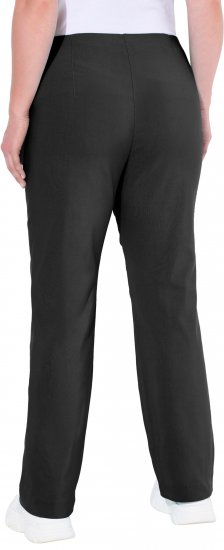 Ulla Popken Classic Stretch Bengaline Comfort Pants Black - Jeansy & Spodnie w Dużych Rozmiarach – Plus Size - 