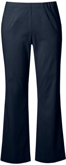 Ulla Popken Classic Stretch Bengaline Comfort Pants Navy - Jeansy & Spodnie w Dużych Rozmiarach – Plus Size - 