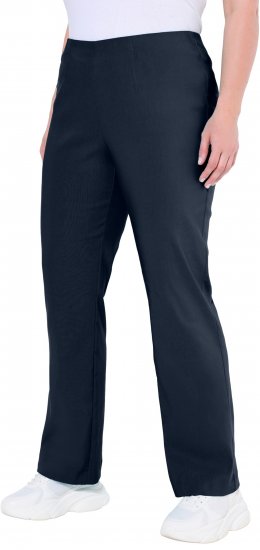 Ulla Popken Classic Stretch Bengaline Comfort Pants Navy - Jeansy & Spodnie w Dużych Rozmiarach – Plus Size - 