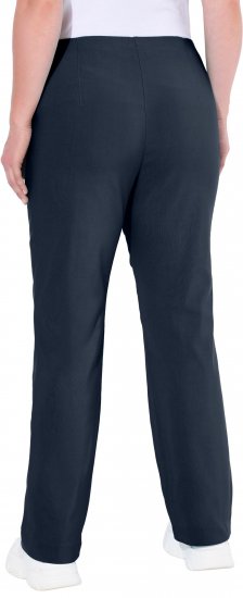 Ulla Popken Classic Stretch Bengaline Comfort Pants Navy - Jeansy & Spodnie w Dużych Rozmiarach – Plus Size - 